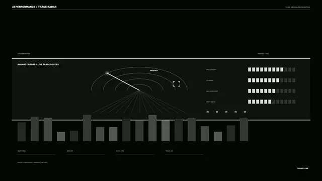 Sci-Fi Anomaly Radar Telemetry HUD 4K Wallpaper