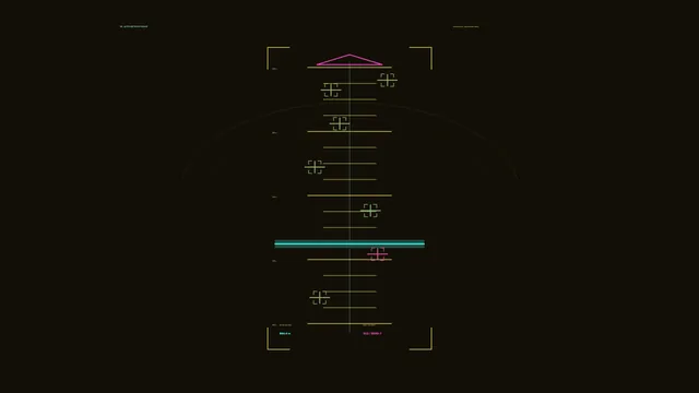 Sci-Fi Sonar Tracking HUD Dashboard 4K Wallpaper