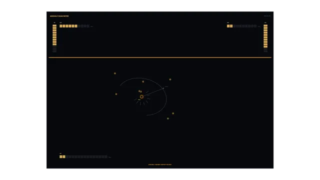 Sci-Fi Anomaly Scanner HUD Dashboard 4K Wallpaper