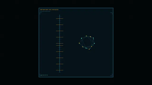 Orbital Navigation HUD with Target Ladder and Telemetry Network 4K Wallpaper