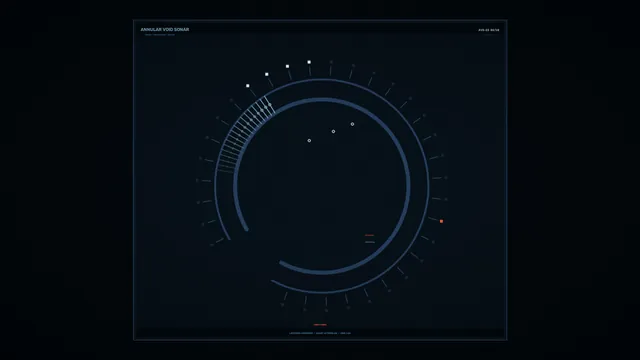 Futuristic Annular Sonar HUD Interface – Free 4K Wallpaper
