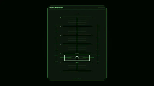 Green O2 Tank Approach Ladder Sci-Fi HUD Wallpaper