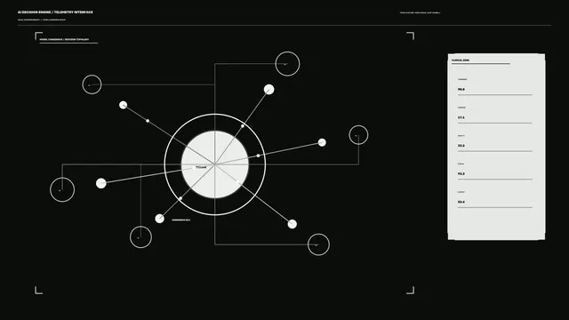 Free 4K Sci-Fi HUD Telemetry Interface Wallpaper