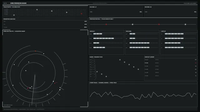 Nuclear Energy Monitoring HUD with Radar Telemetry