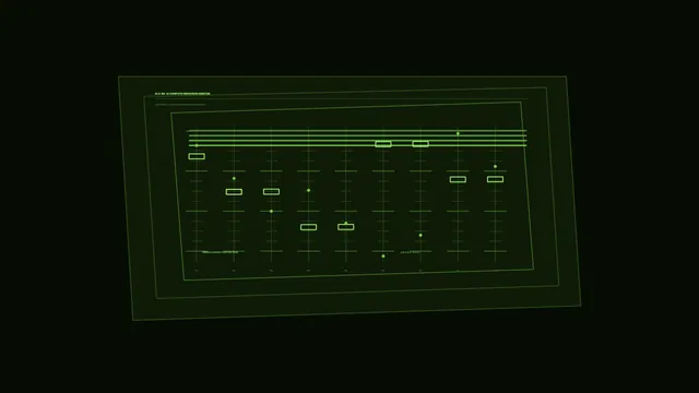 Green Sci-Fi Telemetry Dashboard HUD 4K Wallpaper