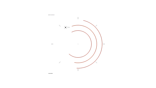 Radial Concentric Ring HUD Interface 4K Wallpaper
