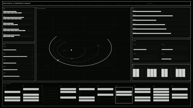 Orbital Trajectory Transfer Burn HUD 4K Sci-Fi Wallpaper