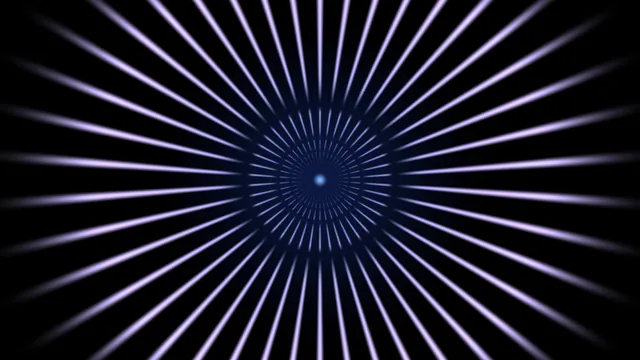 Purple Radial Light Tunnel with Converging Lines