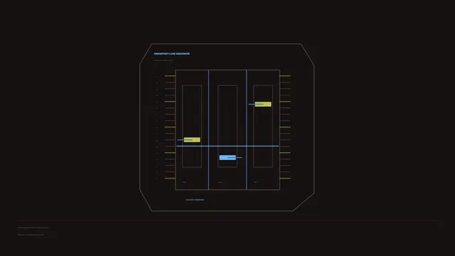 Checkpoint Lane Sequencer HUD 4K Sci-Fi Wallpaper