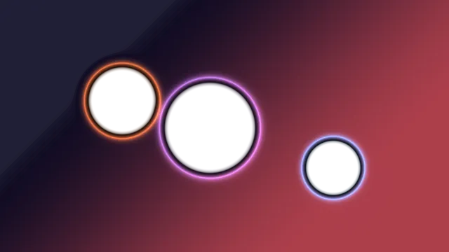 Neon Circular Scanner HUD — Sci-Fi 4K Wallpaper