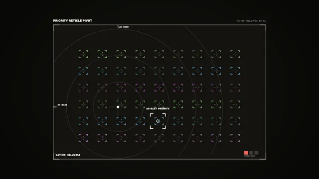 Futuristic Target Assessment Radar HUD 4K Wallpaper