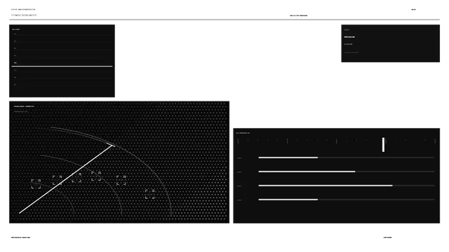 Sci-Fi Sonar HUD Wallpaper with Radial Coordinate Scanner