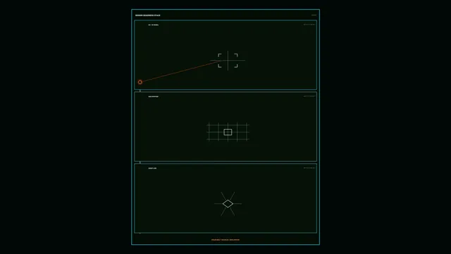 4K Sci-Fi Sensor HUD Dashboard Wallpaper
