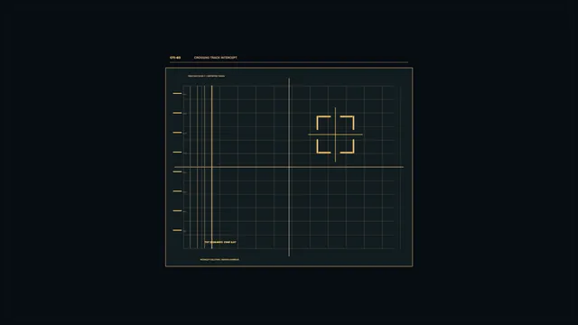 Amber Track Monitoring Grid HUD 4K Wallpaper