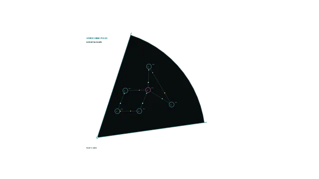 Sci-Fi Network Node Telemetry HUD 4K Wallpaper