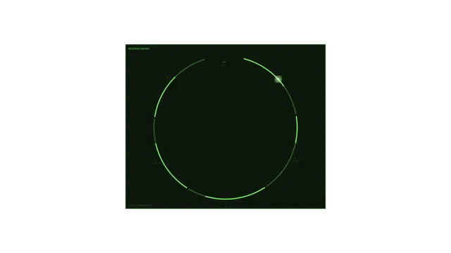 Green Circular Scan HUD Interface 4K Wallpaper