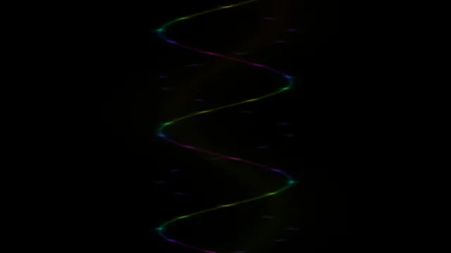 Chromatic Neon Wave on Black 4K Wallpaper