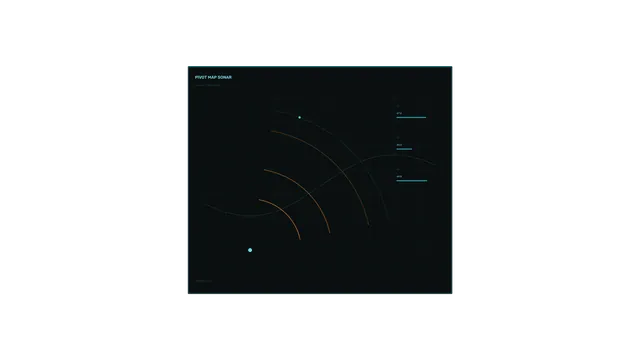 Sonar-Style Mapping HUD 4K Wallpaper