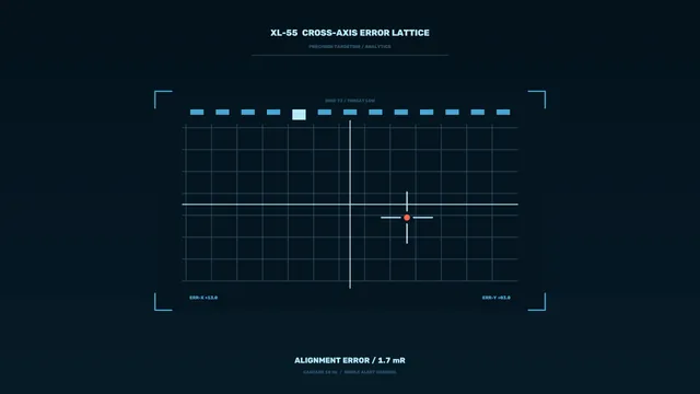 Cross-Axis Error Lattice Targeting HUD 4K Wallpaper