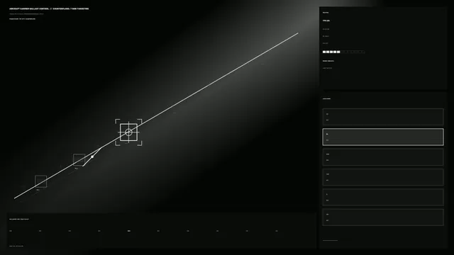Monochrome Sci-Fi Targeting HUD 4K Wallpaper