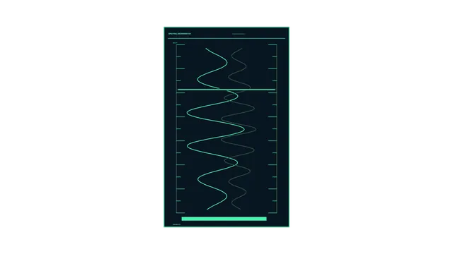 Futuristic Teal Telemetry Graph HUD 4K Wallpaper