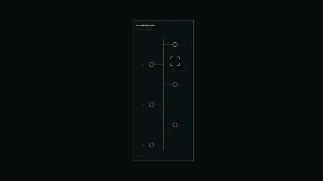 Vertical Node Chart Data HUD 4K Wallpaper