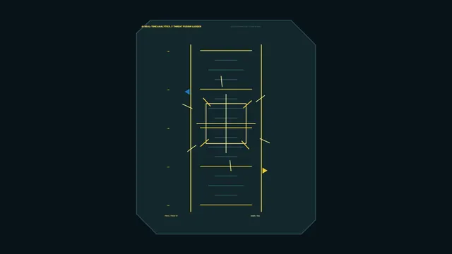 Futuristic Yellow Telemetry Scanner HUD 4K Wallpaper