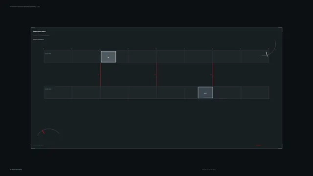 Sci-Fi Phase Gate Timeline HUD Dashboard 4K Wallpaper
