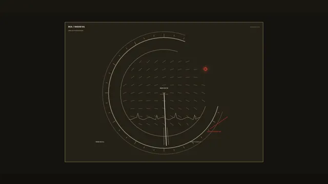 Sci-Fi Radar Analysis HUD Wallpaper with Circular Telemetry