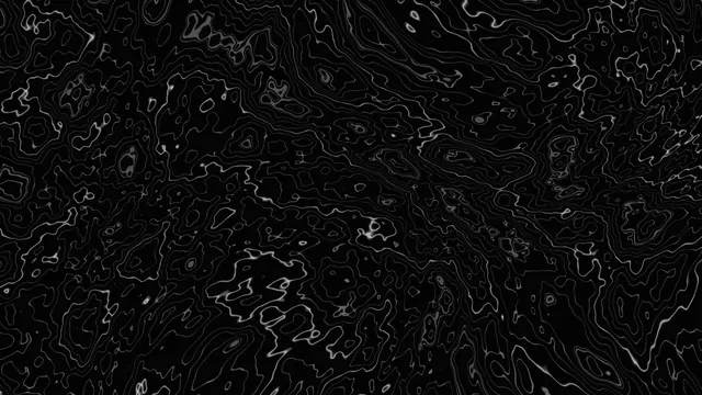 Black and White Topographic Contour Lines 4K Wallpaper