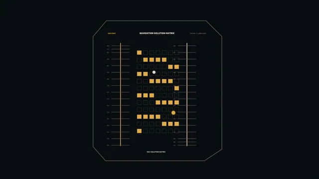 Futuristic Navigation Solution Matrix HUD 4K Wallpaper