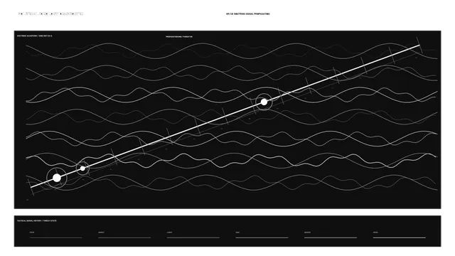 Monochrome Diagnostic Waveform HUD 4K Wallpaper