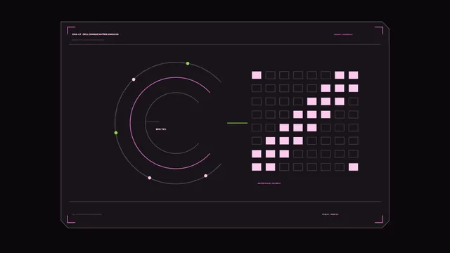 Solar Battery Charging Matrix HUD Dashboard 4K Sci-Fi Wallpaper