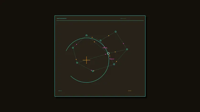 Remote Track Resolver HUD with Circular Tracking Diagram, 4K Sci-Fi Wallpaper