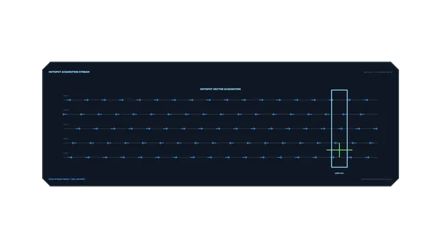 Cell Hotspot Acquisition HUD – 4K Sci-Fi Wallpaper