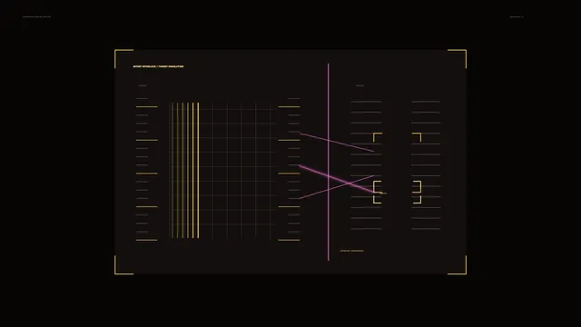 Intent Interlock Target Resolution HUD with Grid Telemetry 4K Wallpaper