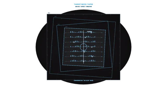 Data Analysis HUD with Bar Graphs and Nested Scanning Frames, 4K Sci-FiWallpaper