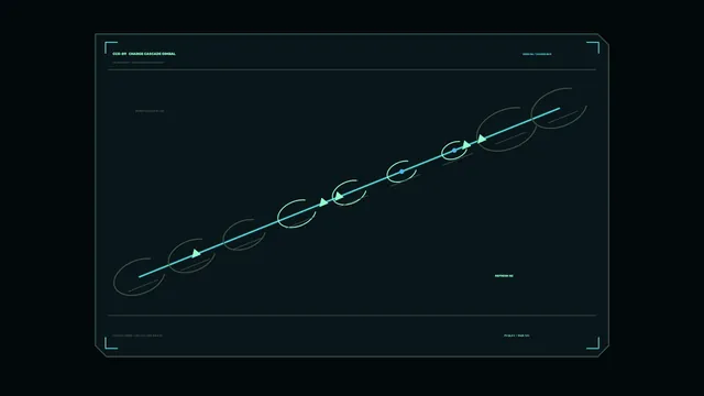 Energy Charging Cascade HUD Dashboard Wallpaper