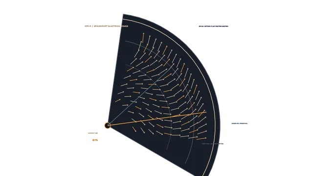 Spacecraft Electrical Power Vector HUD 4K Wallpaper
