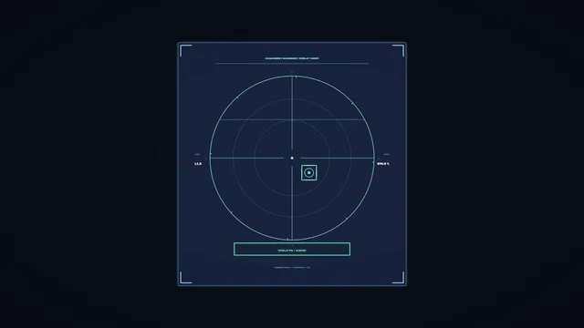Clean Energy Radar HUD Dashboard Interface 4K Wallpaper
