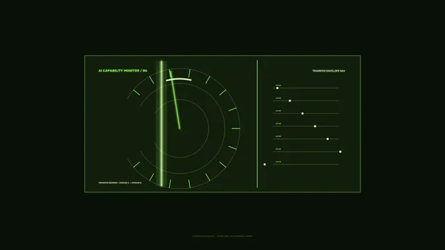 Green Sci-Fi Telemetry HUD Dashboard Wallpaper