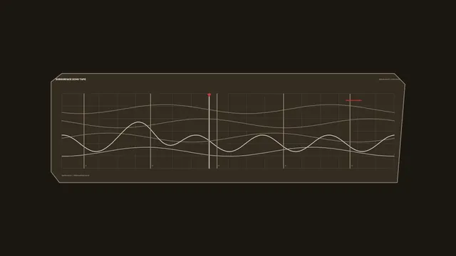 Subsurface Echo Telemetry HUD Waveform Display 4K Wallpaper