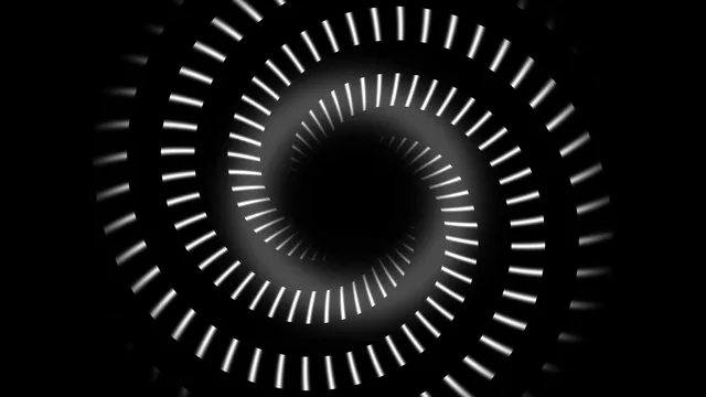 Monochrome Radial Scanner HUD — 4K Wallpaper
