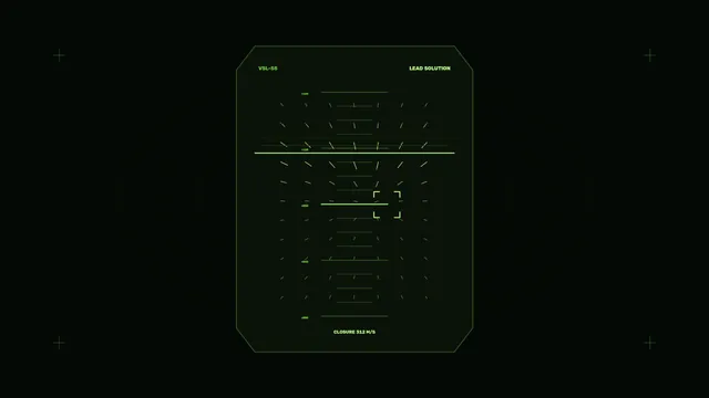 Green Precision Target Acquisition HUD 4K Wallpaper