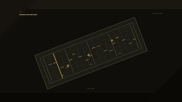 Diagonal Fracture Radar HUD 4K Wallpaper