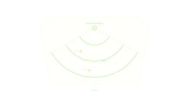 Futuristic Radar-Style HUD with Concentric Range Arcs