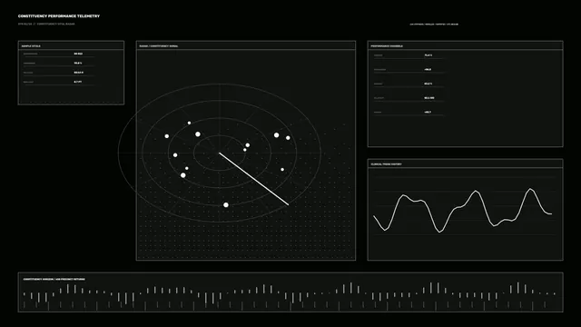 Sci-Fi Performance Telemetry HUD Dashboard 4K Wallpaper
