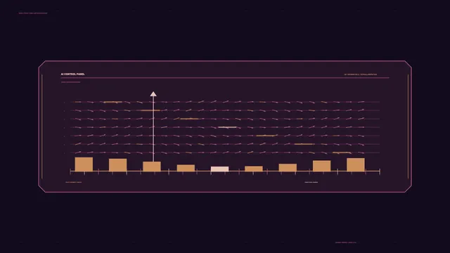 4K Sci-Fi Telemetry Control Panel HUD Wallpaper
