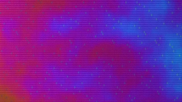 4K Magenta Blue Pixel Matrix Gradient Background