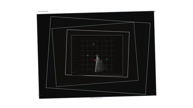 Sci-Fi Radar HUD Interface with Grid Scanner and Telemetry Markers, 4K Wallpaper